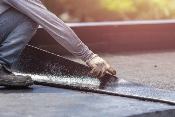 Professional Waterproofing technician working in Forestville, OH